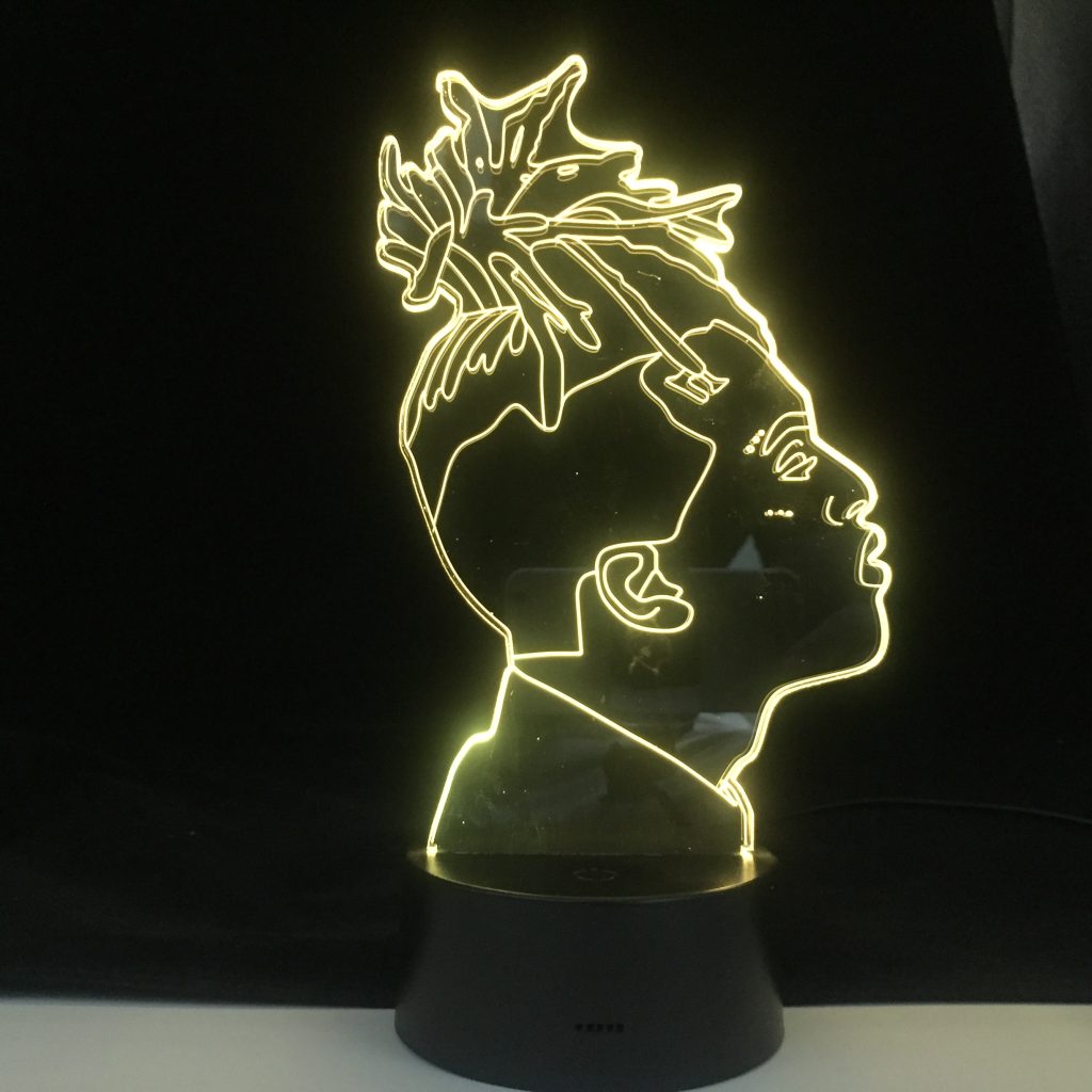 Famous Rapper 3D LED Lamp Illusion 16 Remote Colors Changing Table Night Light Baby Bedside Decoration 1 - XXXTentacion Store