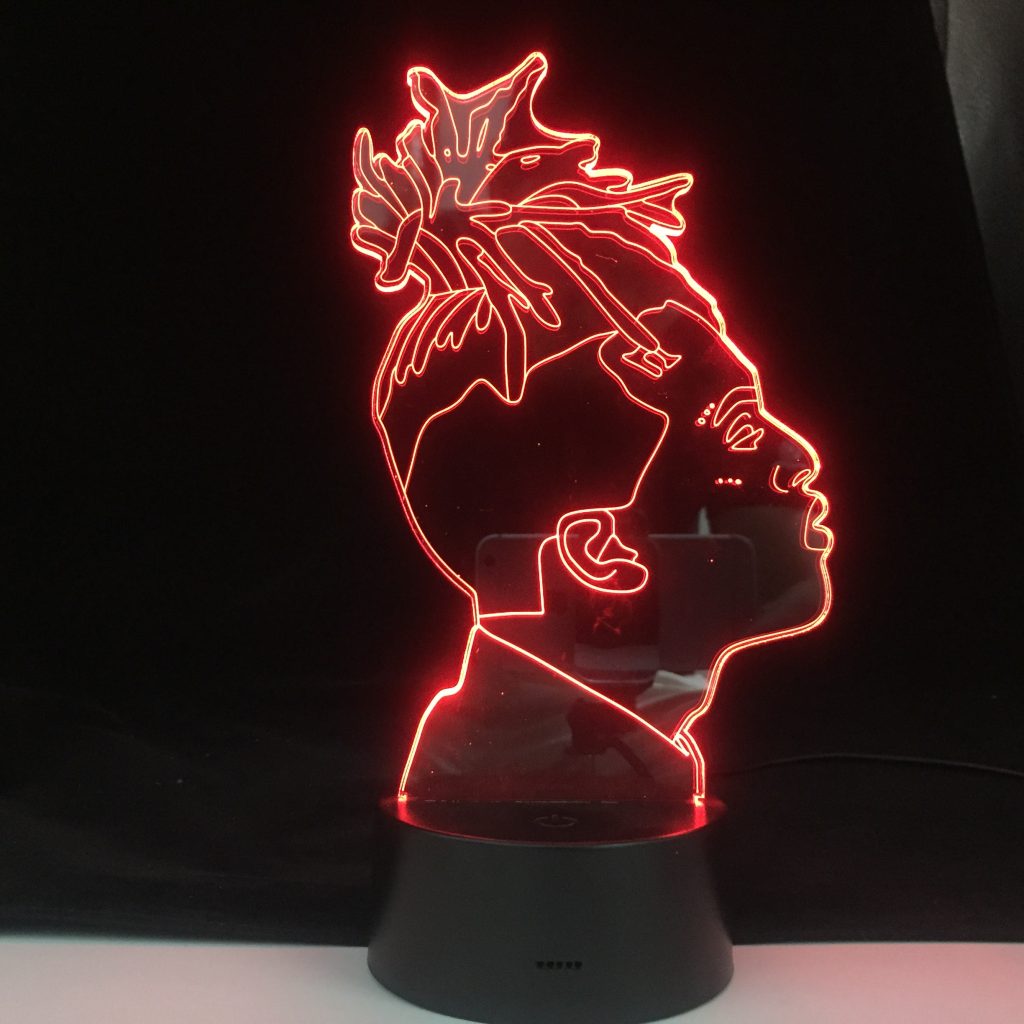 Famous Rapper 3D LED Lamp Illusion 16 Remote Colors Changing Table Night Light Baby Bedside Decoration 3 - XXXTentacion Store