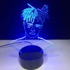 The Raper Figure 3D illusion Lamp Decoration Night Lights Jahseh Dwayne Ricardo Onfroy souvenir Gifts For 2 - XXXTentacion Store