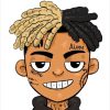 xxxtentation lengends emo rap draw cartoon Tapestries Official Haikyuu Merch